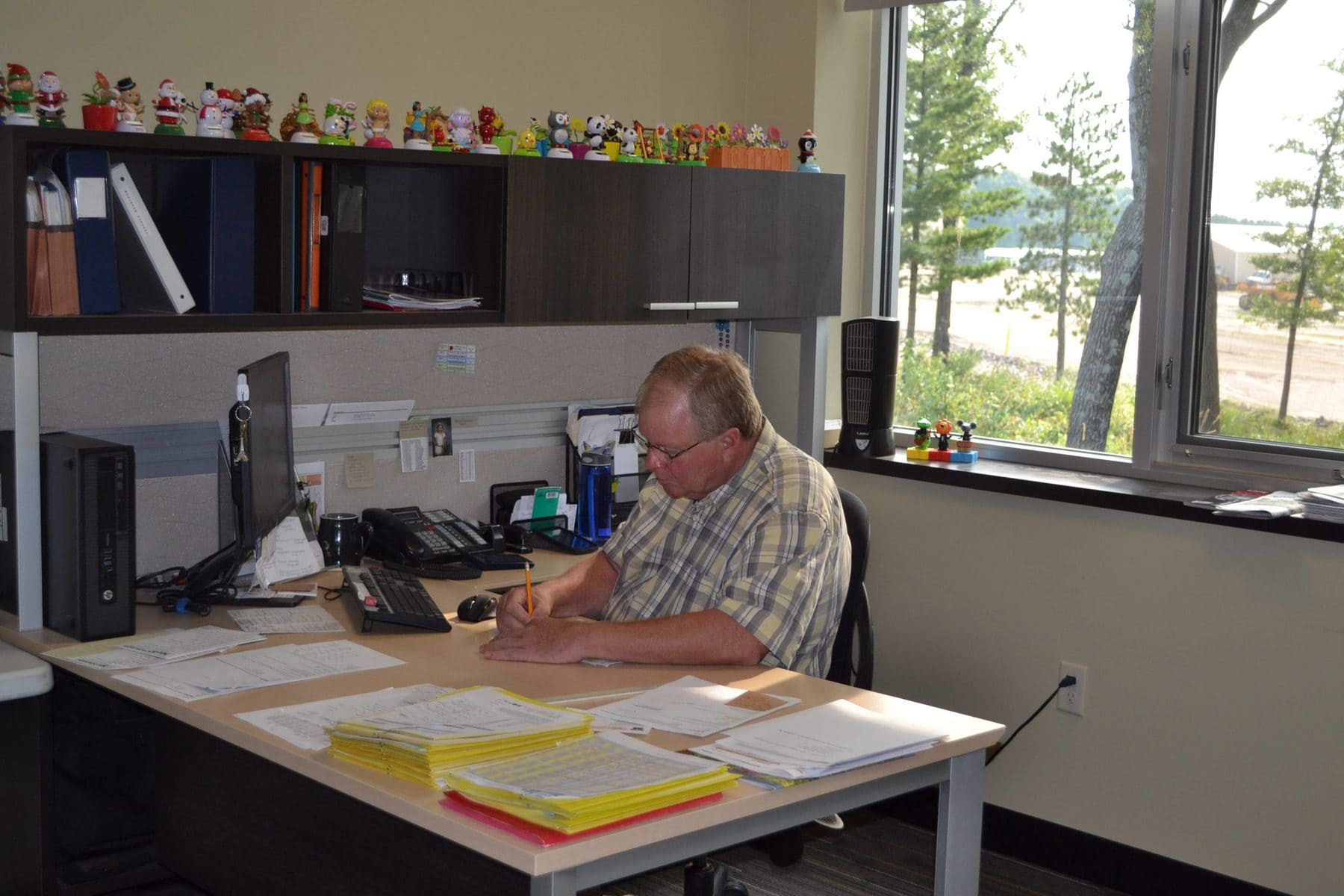 Randy Working Hard!